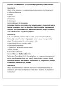 Kaplan and Sadock's Synopsis of Psychiatry 12th Edition