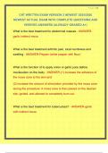 CNT WRITTEN EXAM VERSION 2 NEWEST 2025&sol;2026 NEWEST ACTUAL EXAM WITH COMPLETE QUESTIONS AND VERIFIED ANSWERS &vert;ALREADY GRADED A&plus;&vert; 