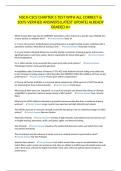 NSCA-CSCS CHAPTER 5 TEST WITH ALL CORRECT & 100&percnt; VERIFIED ANSWERS&vert;LATEST UPDATE&vert;ALREADY GRADED A&plus;