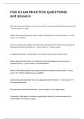 CSX EXAM PRACTICE QUESTIONS and answers 