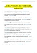 FIRERESCUE1 -CURRENT TRENDS IN STROKE CARE EXAM WITH ALL CORRECT & 100&percnt; VERIFIED ANSWERS&vert; UPDATED TO PASS