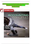 Solution Manual for Accounting Principles 14th Edition by Jerry J&period; Weygandt&comma; Paul D&period; Kimmel All Chapters Complete Guide A&plus;