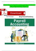 Solution Manual for Payroll Accounting 34th Edition by Bernard J&period; Bieg&comma; Bridget Stomberg&comma; Chapters 1-7