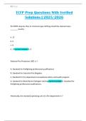 TCFP Prep Questions With Verified Solutions &vert; 2025&sol;2026