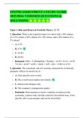 FIN3703 ASSIGNMENT 2 STUDY GUIDE 2025&sol;2026 VERIFIED QUESTIONS AND CORRECT SOLUTIONS WITH RATIONALES &vert;&vert; 100&percnt; GUARANTEED PASS <LATEST VERSION>