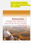 Essentials of Maternity&comma; Newborn&comma; &  Women's Health Nursing&comma; 6th Edition  &lpar;2024&rpar; &ndash; Complete Test Bank with Verified  Q&A &vert; Latest Edition