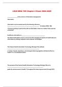 LSUS MHA 705 Chapter 4 Exam 2024-2025