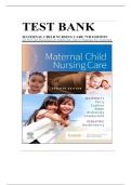 Test Bank For Maternal Child Nursing Care 7th Edition by Shannon E&period; Perry&comma; Marilyn J&period; Hockenberry&comma; Mary Catherine Cashion Chapter 1-50 Complete
