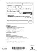 2025 Pearson Edexcel Level 1&sol;Level 2 GCSE 1JA0&sol;3F Japanese PAPER 3&colon; Reading and understanding in Japanese Foundation Tier