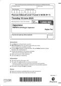 2025 Pearson Edexcel Level 1&sol;Level 2 GCSE 1JA0&sol;4H Japanese PAPER 4&colon; Writing in Japanese Higher Tier