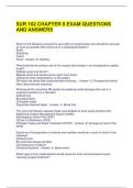 SUR 102 CHAPTER 8 EXAM QUESTIONS AND ANSWERS 
