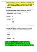 NRNP 6568 Week 11 Final Exam Walden University &ndash; 100&percnt; Verified Q&A 2023&sol;2024 A&plus;