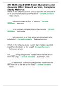ATI TEAS 2024-2025 Exam Questions and Answers &lpar;Most Recent Version&comma; Complete Study Material&rpar;&period;