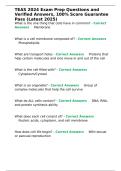 TEAS 2024 Exam Prep Questions and Verified Answers&comma; 100- Score Guarantee Pass &lpar;Latest 2025&rpar;&period;