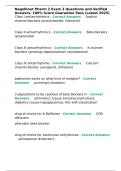 Nagelhout Pharm 2 Exam 3 Questions and Verified Answers&comma; 100- Score Guarantee Pass &lpar;Latest 2025&rpar;&period;