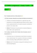LCP4804 ASSIGNMENT 1 STUDY GUIDE 2025&sol;2026 ACCURATE SOLUTIONS BANK AND CORRECT ANSWERS WITH RATIONALES &vert;&vert; 100&percnt; GUARANTEED PASS <UPDATED VERSION>