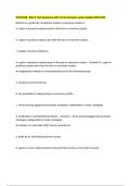 ECON 528 - Mod 6 Test Questions with Correct Answers Latest Update 2025-2026