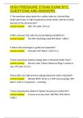 HIGH PRESSURE STEAM EXAM NYC QUESTIONS AND ANSWERS&period;docx