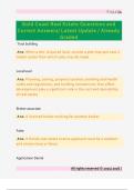  Real Estate Questions and Correct Answers&sol; Latest Update &sol; Already Graded