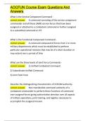 AOCFUN Course Exam Questions And Answers&period;docx