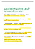 TCIS- THERAPEUTIC CRISIS INTERVENTION FOR SCHOOLS QUESTIONS AND ANSWERS LATEST 2025-2026 EXAM UPDATE