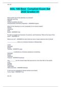 GOL 105 Best  Complied Exam Set  2025 Graded A&plus; 