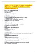 THERAPEUTIC INTERVENTIONS Practice Exam &num;2 Questions with 100&percnt; Verified Answers Latest Versions 2025 Graded A&plus;