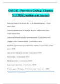 OST-247 - Procedure Coding - Chapters 9-11 2026 Questions and Answers