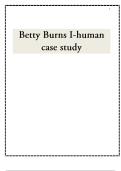 BETTY BURNS I HUMAN CASE STUDY