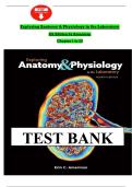 Test Bank for Exploring Anatomy & Physiology in the Laboratory 4th Edition &vert; Erin C&period; Amerman &vert; Verified Questions & Answers &vert; 2025&sol;2026 Update