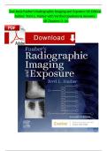 Test Bank for Fauber's Radiographic Imaging and Exposure 7th Edition &vert; Terri L&period; Fauber &vert; Verified Questions & Answers &vert; 2025&sol;2026 Update