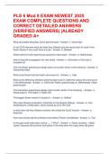 PLS 6 Mod 8 EXAM NEWEST 2025 EXAM COMPLETE QUESTIONS AND CORRECT DETAILED ANSWERS &lpar;VERIFIED ANSWERS&rpar; &vert;ALREADY GRADED A&plus;