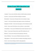 Gizmo Exam 2026 Questions and Answers
