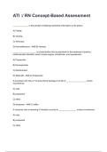 ATI &colon;&sol; RN Concept-Based Assessment NEWEST 2025&sol;2026 ACTUAL EXAM COMPLETE QUESTIONS AND CORRECT DETAILED ANSWERS &lpar;VERIFIED ANSWERS&rpar; &vert;ALREADY GRADED A&plus;&vert;&vert;BRAND NEW&excl;&excl;
