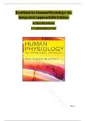 Human Physiology An Integrated Approach 7th Edition Silverthorn Test Bank