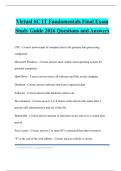 Virtual SC IT Fundamentals Final Exam Study Guide 2026 Questions and Answers