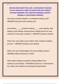 CWB WELDING INSPECTOR LEVEL 2 EXAM NEWEST 2025&sol;2026  ACTUAL EXAM WITH COMPLETE QUESTIONS AND CORRECT  DETAILED ANSWERS &lpar;100&percnt; VERIFIED ANSWERS&rpar; &vert;ALREADY  GRADED A&plus;&vert; &vert;&vert;PROFESSOR VERIFIED&vert;&vert; 
