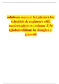 Solutions Manual for Physics for Scientists & Engineers with Modern Physics &lpar;Volume 2&rpar; 5th Edition &lpar;Global Edition&rpar; By Douglas C&period; Giancoli &comma; Chapters 21-35