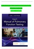 &ast;&ast;&ast;INSTANT DOWNLOAD&ast;&ast;&ast;TEST BANK FOR TEST BANK FOR RUPPEL&rsquo;S MANUAL OF PULMONARY FUNCTION TESTING 12TH EDITION BY MOTTRAM