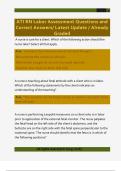 ATI RN Labor Assessment Questions and  Correct Answers&sol; Latest Update &sol; Already  Graded 