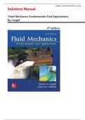 Solutions for Fluid Mechanics Fundamentals and Applications 4th Edition by Cengel &vert; All 15 Chapters Covered&comma; LATEST UPDATE