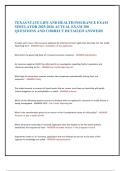 TEXAS STATE LIFE AND HEALTH INSURANCE EXAM SIMULATOR 2025-2026 ACTUAL EXAM 300 QUESTIONS AND CORRECT DETAILED ANSWERS 