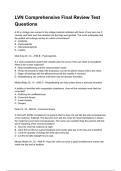 LVN Comprehensive Final Review Test Questions NEWEST 2025&sol;2026 ACTUAL EXAM COMPLETE QUESTIONS AND CORRECT DETAILED ANSWERS &lpar;VERIFIED ANSWERS&rpar; &vert;ALREADY GRADED A&plus;&vert;&vert;BRAND NEW&excl;&excl;