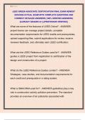 LEED GREEN ASSOCIATE CERTIFICATION FINAL EXAM NEWEST  2025&sol;2026 ACTUAL EXAM WITH COMPLETE QUESTIONS AND  CORRECT DETAILED ANSWERS &lpar;100&percnt; VERIFIED ANSWERS&rpar;  &vert;ALREADY GRADED A&plus;&vert; &vert;&vert;PROFESSOR VERIFIED&vert;&vert; 