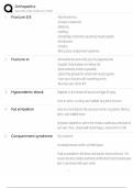 Orthopedic Nursing Exam Prep &sol; Test Bank &sol; Study Guide 2025 Update &ndash; Score 100&percnt;
