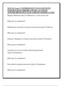 NUR 216&colon; Exam 1 COMPREHENSIVE EXAM QUESTIONS  WITH DETAILED VERIFIED AND 100&percnt; ACCURATE  ANSWERS BRAND NEW EXAM ALREADY GRADED A&plus; PASS 
