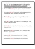 NUR 216 - EXAM 4 COMPREHENSIVE EXAM QUESTIONS  WITH DETAILED VERIFIED AND 100&percnt; ACCURATE  ANSWERS BRAND NEW EXAM ALREADY GRADED A&plus; PASS