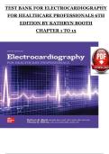Electrocardiography for Healthcare Professionals &lpar;6th Edition&comma; Kathryn Booth&rpar; &ndash; Complete Test Bank for Chapters 1&ndash;15