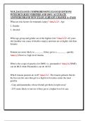 NUR 216 EXAM II COMPREHENSIVE EXAM QUESTIONS  WITH DETAILED VERIFIED AND 100&percnt; ACCURATE  ANSWERS BRAND NEW EXAM ALREADY GRADED A&plus; PASS
