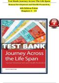 Test Bank Journey Across The Life Span&colon; Human Development and human Health Promotion&comma;  6th Edition Polan  Chapters 1 - 14